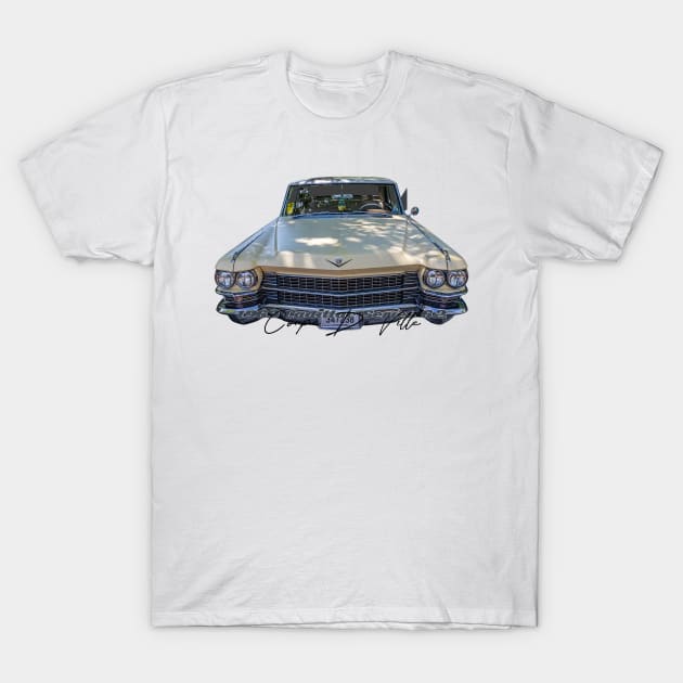 1963 Cadillac Series 62 Coupe De Ville T-Shirt by Gestalt Imagery